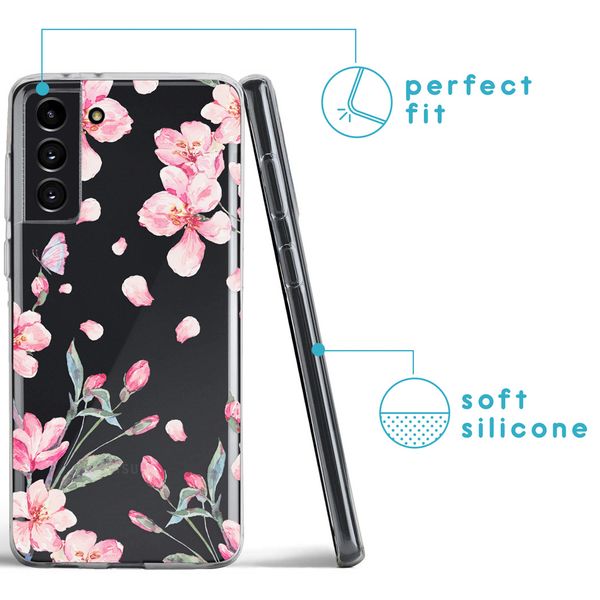 imoshion Design hoesje Samsung Galaxy S21 - Blossom Watercolor