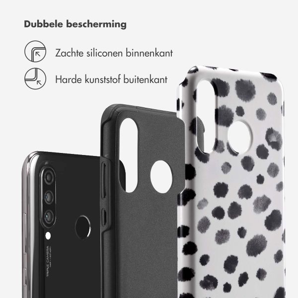 Selencia Vivid Tough Backcover Huawei P30 Lite - Trendy Leopard