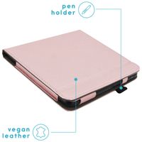 imoshion Vegan Leather Bookcase Kobo Libra Colour - Rosé Goud