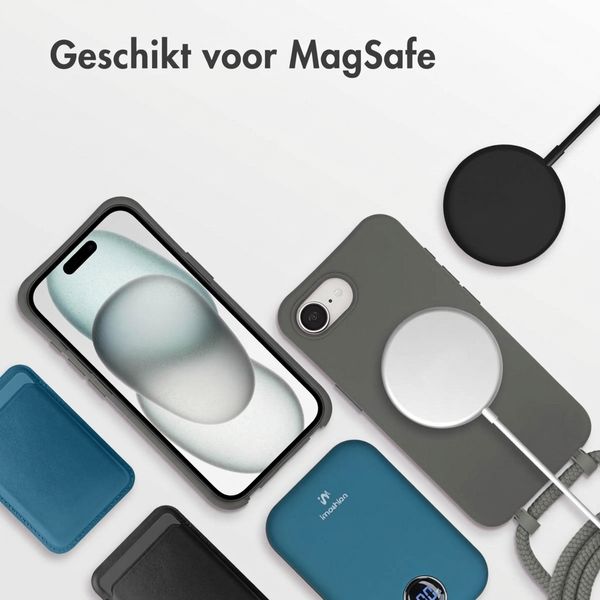 imoshion Color Backcover met afneembaar koord met MagSafe Apple iPhone 17e / 16e - Black Coffee