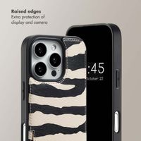 Selencia Nova Phone Case with Cord and Card Holder Apple iPhone 16 Pro Max - Zazzy Zebra