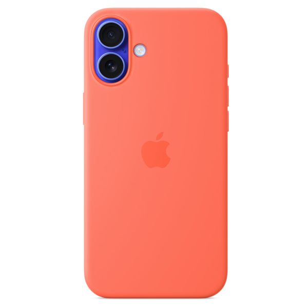 Apple Silicone Backcover MagSafe Apple iPhone 16 - Tangerine Orange