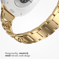 Selencia Chain bandje Samsung Galaxy Watch 9 (40/44mm) / Watch 8 (40/44mm) / Classic (46mm) - Goud