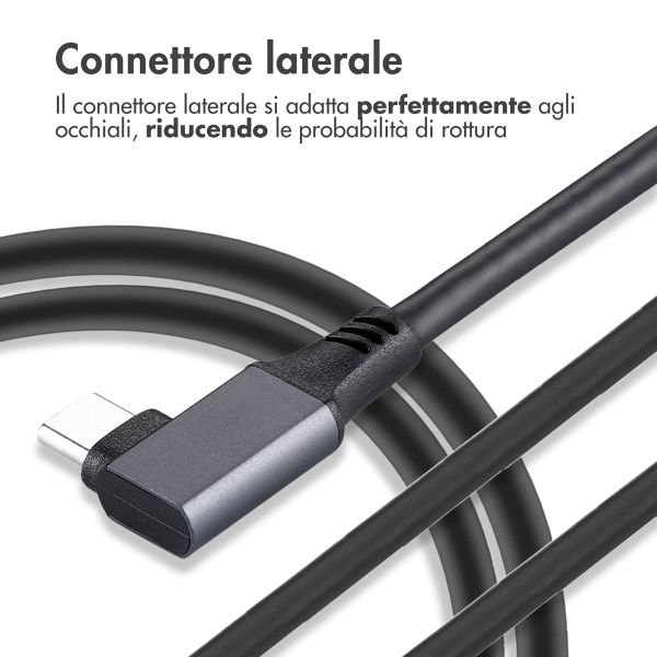 imoshion Oculus Quest 1 & 2 en Meta Quest 3 Link kabel - 5 meter - Zwart