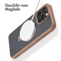 Accezz Ring Stand Backcover met MagSafe Apple iPhone 15 Pro Max - Bruin