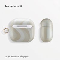 Selencia Vivid Case  Apple Airpods 4 - Desert Waves Beige
