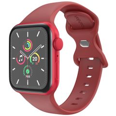 imoshion Siliconen⁺ bandje Apple Watch Series 1 t/m 9 / SE (38/40/41 mm) | Series 10 (42 mm) - Wine - Maat S/M