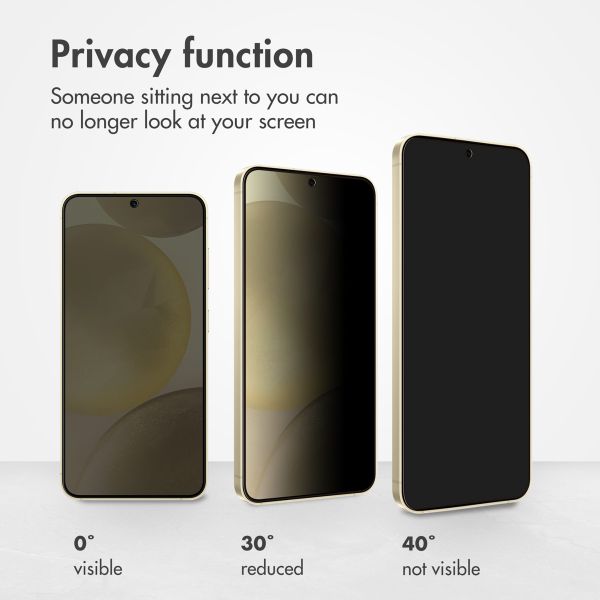 Accezz Tempered Glass Privacy Screenprotector Samsung Galaxy S25 Plus