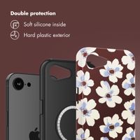 Selencia Vivid Back Cover with MagSafe Apple iPhone 17e / 16e - Choco Flower Pop