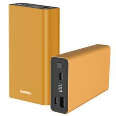 imoshion Ultra Series Aluminium Powerbank 20.000 mAh - Quick Charge en Power Delivery - Goud