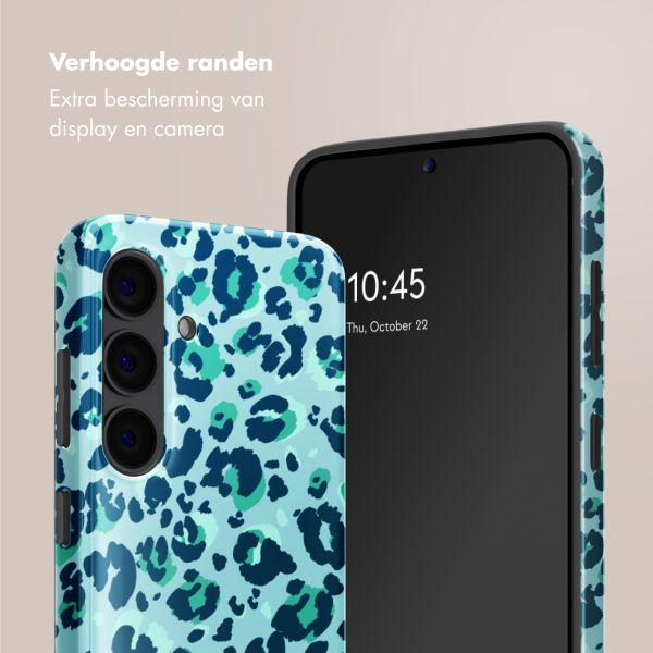 Selencia Vivid Tough Backcover Samsung Galaxy S24 - Wild Spots Light Blue