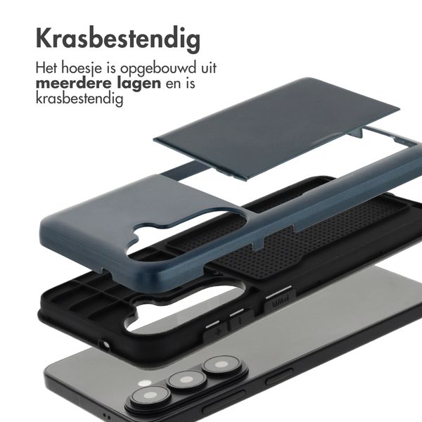 imoshion Backcover met pasjeshouder Samsung Galaxy S26 - Donkerblauw