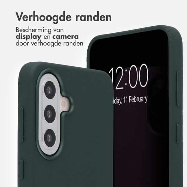 Accezz MagSafe Leather Backcover Samsung Galaxy A57 (5G) - Cedar Green