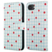 imoshion Design Bookcase Apple iPhone 17e / 16e - Cherry Check