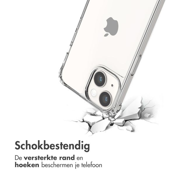 imoshion Backcover met koord + armband Apple iPhone 14 - Parels Hartjes
