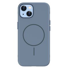 imoshion Color Backcover met Thin MagSafe Ring Apple iPhone 14 / 13 - Donkerblauw