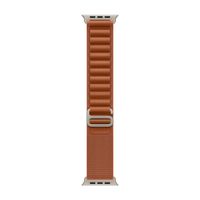 Apple Alpine Loop Band Apple Watch Series 1 - 11 / SE / Ultra (44/45/46/49 mm) - Maat M - Terracotta / Natural Titanium