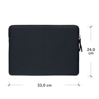 dbramante1928 Paris+ Sleeve - Laptop hoes 13 inch - Echt leer - MacBook Pro / Air 13 inch - Pacific Blue