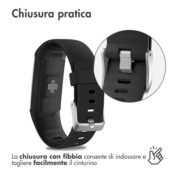 imoshion Siliconen bandje Polar A360 / A370 - Zwart