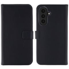 Selencia Echt Leren Bookcase Samsung Galaxy A57 (5G) - Zwart