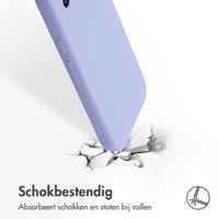 Accezz Liquid Silicone Backcover Google Pixel 9A - Paars