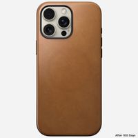 Nomad Modern Leather Case met MagSafe Apple iPhone 16 Pro Max - English Tan