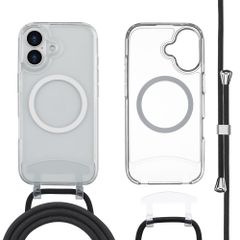 imoshion MagSafe Backcover met afneembaar koord Apple iPhone 17 - Transparant