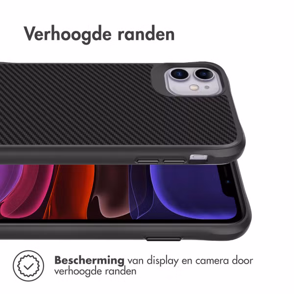imoshion Rugged Hybrid Carbon Case Apple iPhone 11 - Black