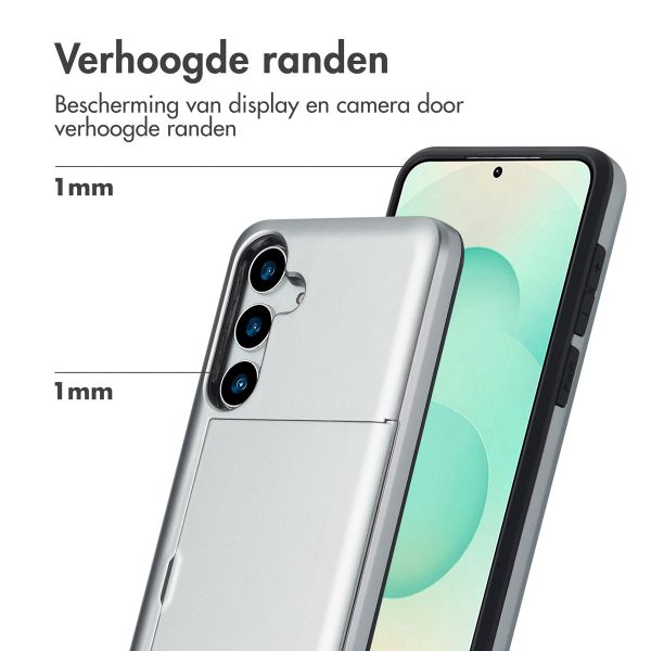 imoshion Backcover met pasjeshouder Samsung Galaxy S25 Plus - Grijs