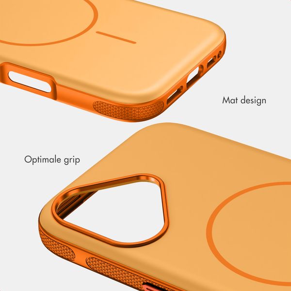 imoshion Color Backcover met Thin MagSafe Ring Apple iPhone 17 - Oranje