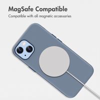 imoshion Colour Case with Thin MagSafe Ring Apple iPhone 14 / 13 - Dark Blue