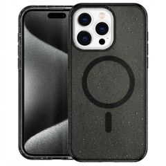 imoshion Sparkle Backcover met MagSafe Apple iPhone 15 Pro - Glitter Zwart