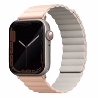 Uniq Revix dubbelzijdig bandje Apple Watch Series 1 t/m 9 / SE (38/40/41 mm) | Series 10 / 11 (42 mm) - Blush Pink / Beige