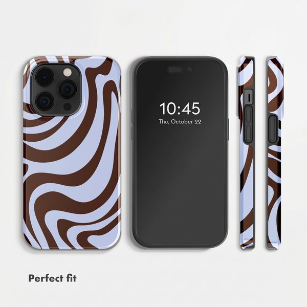 Selencia Vivid Case Apple iPhone 14 Pro - Dream Swirl Chocolate