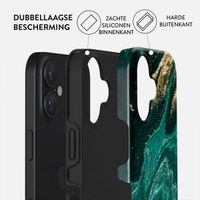 Burga Tough Backcover Apple iPhone 16 - Emerald Pool