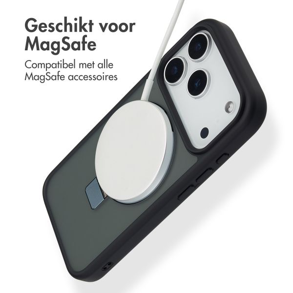 Accezz Ring Stand Backcover met MagSafe Apple iPhone 17 Pro - Zwart