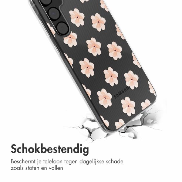 imoshion Design hoesje Samsung Galaxy A55 - Floral Peach