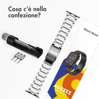 Accezz Mat Titanium bandje Apple Watch | 38/40/41/42 mm - Zilver