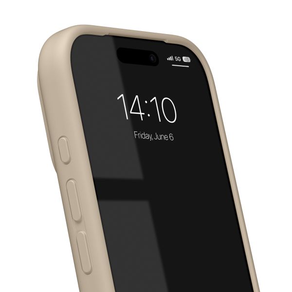 iDeal of Sweden Silicone Case met MagSafe Apple iPhone 17 Pro - Beige