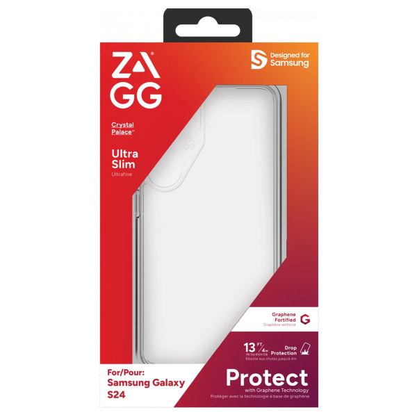 ZAGG Crystal Palace Backcover Samsung Galaxy S24 - Clear