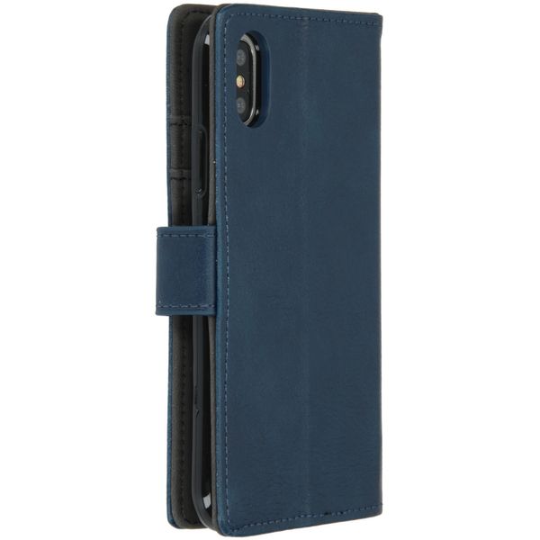 imoshion Luxe Bookcase Apple iPhone Xs / X - Donkerblauw