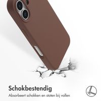 Accezz Liquid Silicone Backcover met MagSafe Apple iPhone 17 - New Tea Brown