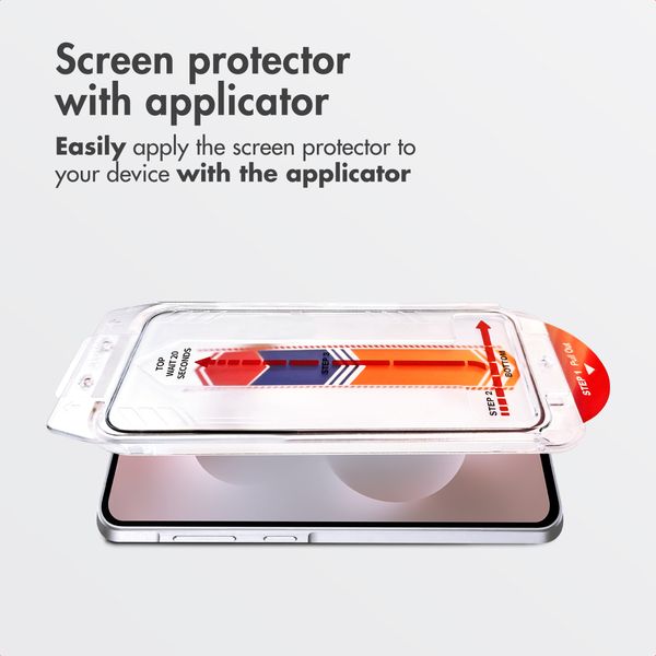 Accezz Tempered Glass Screen Protector + Applicator Samsung Galaxy S26 Plus