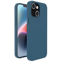 Accezz Leather Backcover met MagSafe Apple iPhone 14 Plus - Donkerblauw