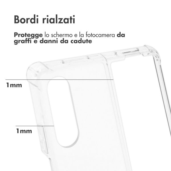 Accezz Clear Backcover Samsung Galaxy Z Fold 4 - Transparant