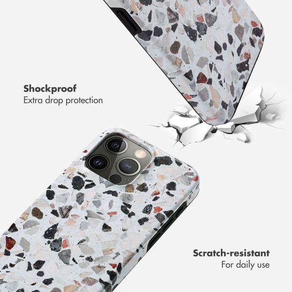 Selencia Vivid Back Cover Apple iPhone 15 Pro Max - Chic Terazzo