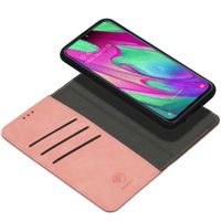 imoshion Uitneembare 2-in-1 Luxe Bookcase Samsung Galaxy A40 - Roze