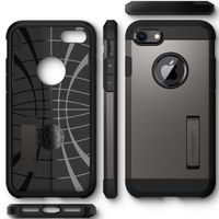 Spigen Tough Armor Backcover iPhone SE (2022 / 2020) - Gunmetal