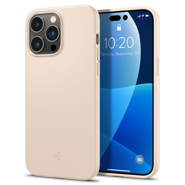 Spigen Thin Fit Backcover iPhone 14 Pro - Beige