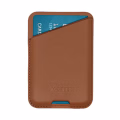 Accezz Leather Cardholder MagSafe - Kaarthouder met MagSafe - Sienna Brown